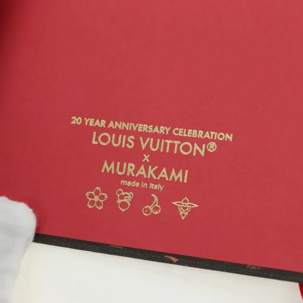 Louis Vuitton Collector Cherry Print Notebook MM Jane Canvas Gi1371 Brown